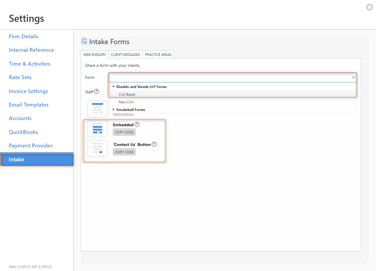 Set up and manage Lead Intake forms with LeadPro – Smokeball Support Hub