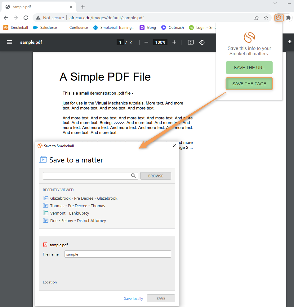 PDFs and Smokeball Smokeball Support Hub